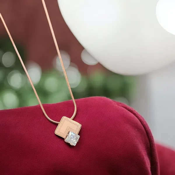 Rose_Gold_Crystal_Geometric_Square_Pendant_Necklace_For_Women_And_Girls